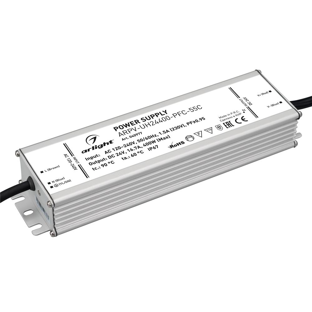 Блок питания Arlight ARPV-UH24400-PFC-55C (24V, 16.7A, 400W)