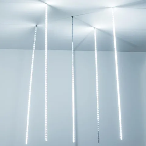 Светодиодная гирлянда Ardecoled ARD-ICEFALL-CLASSIC-D12-1000-5PCS-CLEAR-120LED-LIVE WHITE (230V, 11W)
