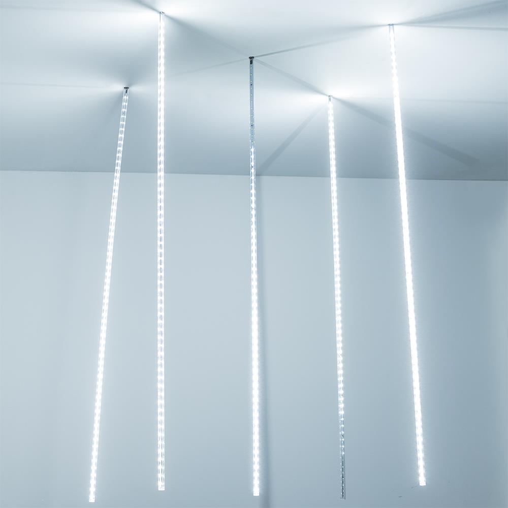 Светодиодная гирлянда Ardecoled ARD-ICEFALL-CLASSIC-D12-1000-5PCS-CLEAR-120LED-LIVE WHITE (230V, 11W)