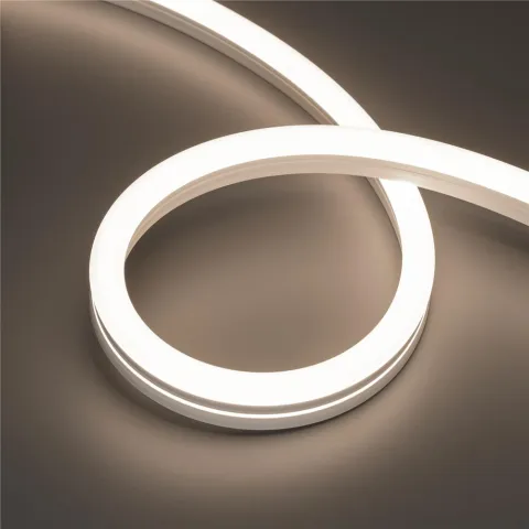 Светодиодная лента герметичная Arlight MOONLIGHT-SIDE-A140-12x24mm 24V Day4000 (9.6 W/m, IP68, 5m, wire x2)