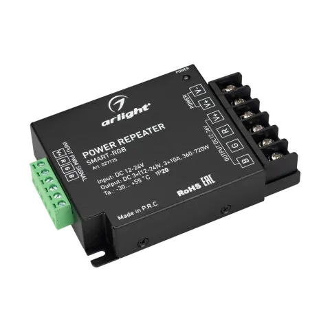 Усилитель Arlight SMART-RGB (12-24V, 3x10A)