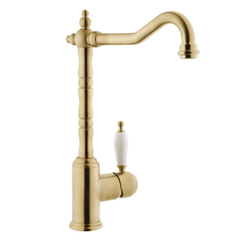 Смеситель кухонный VitrA Verona Gold Matt, глянцевое золото