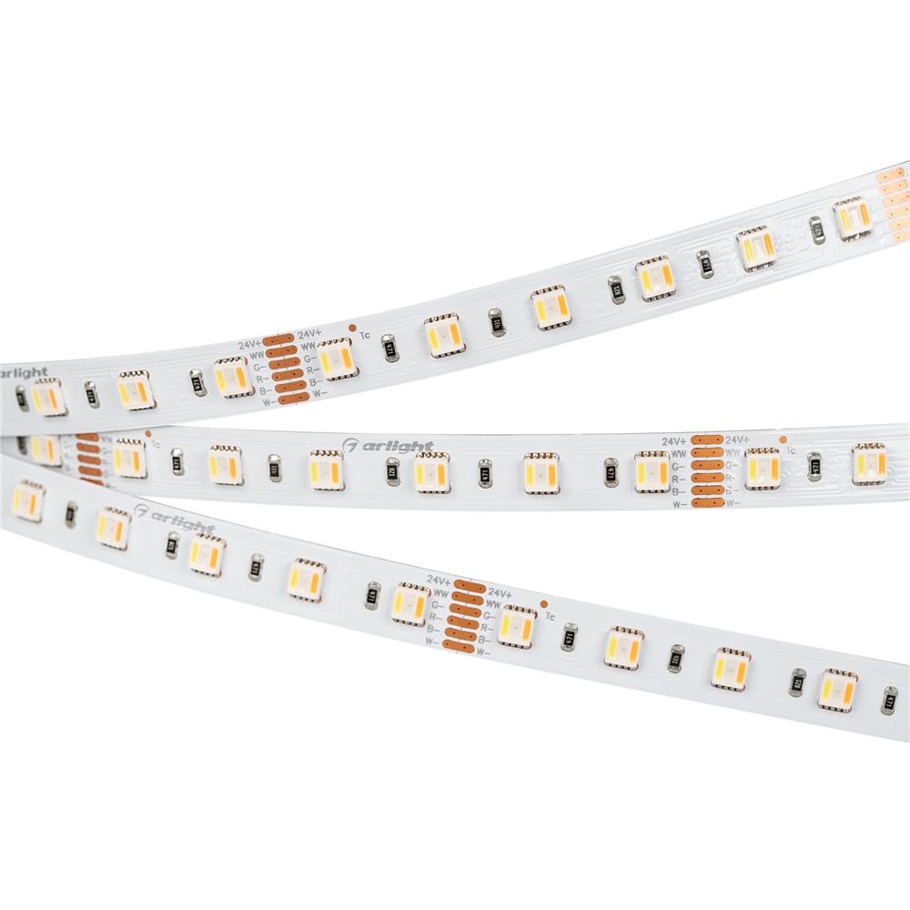 Светодиодная лента Arlight RT-B60-12mm 24V RGBW-MIX-5-in-1 (20 W/m, IP20, 5060, 5m)