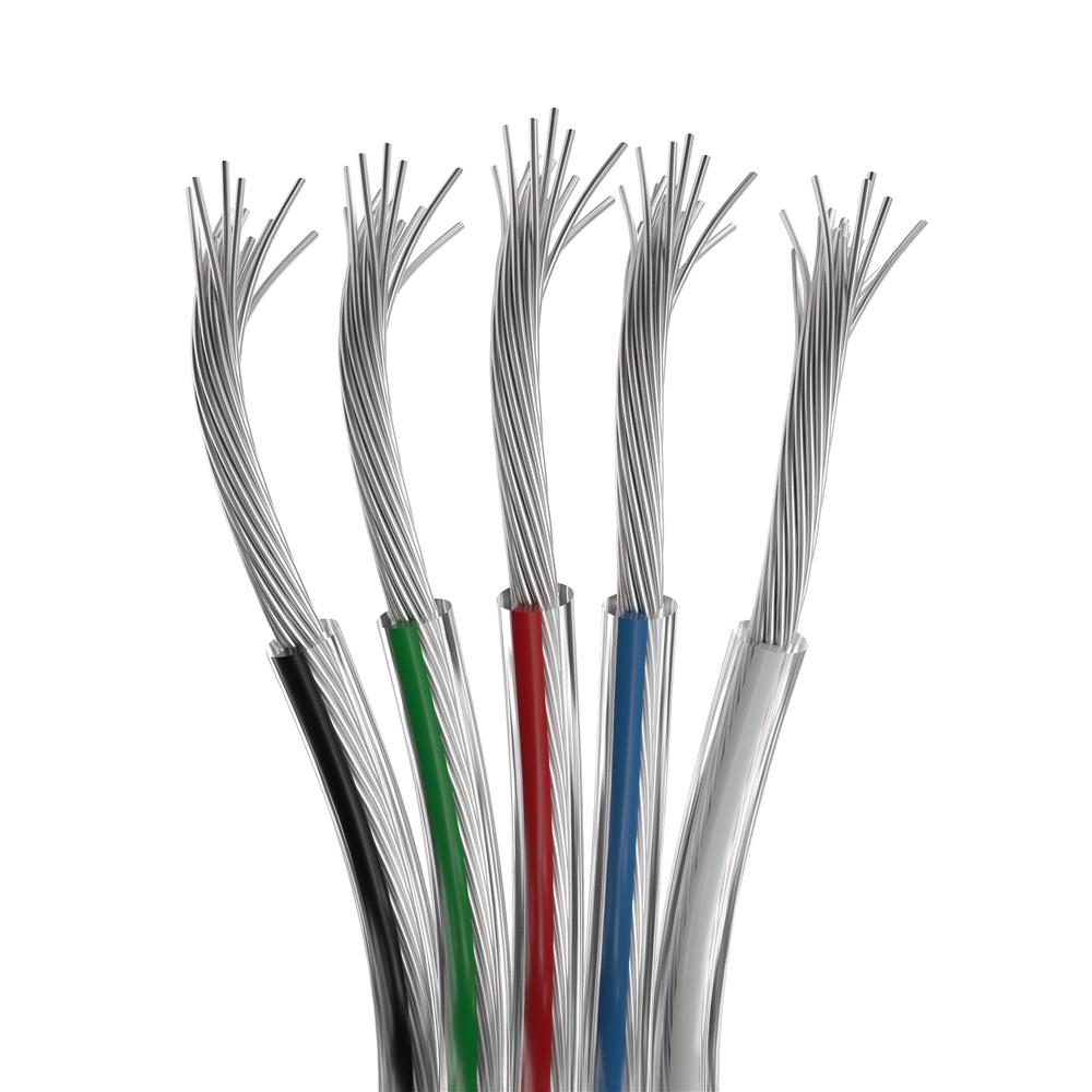 Шлейф питания Arlight ARL-22AWG-CLEAR-5Wire-CU