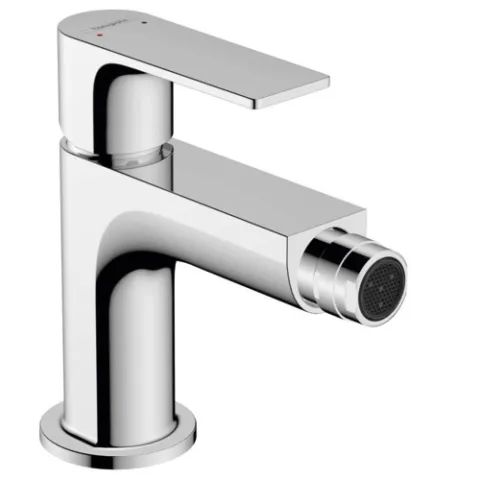 Смеситель для биде Hansgrohe Rebris E, со сливным гарнитуром, хром