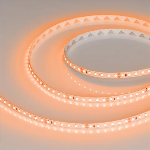 Светодиодная лента Arlight RT-A120-8mm 24V Orange (9.6 W/m, IP20, 2835, 5m)