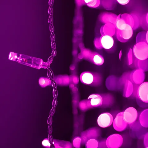 Светодиодная гирлянда Ardecoled ARD-CURTAIN-CLASSIC-2000x3000-CLEAR-760LED Pink (230V, 60W)