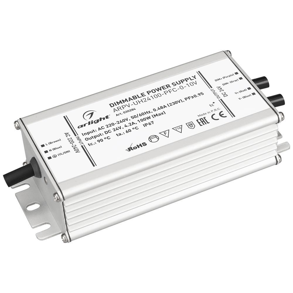Блок питания Arlight ARPV-UH24100-PFC-0-10V (24V, 4.2A, 100W)