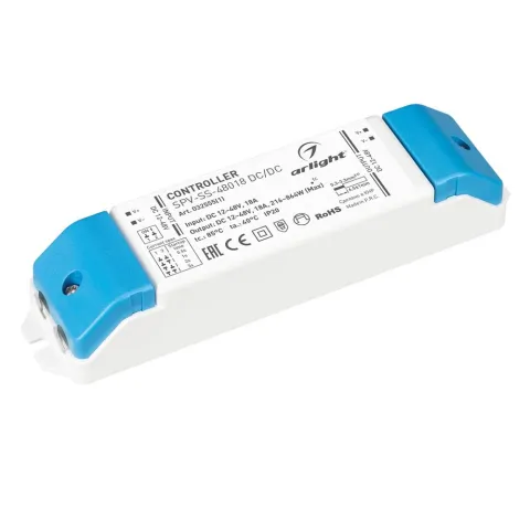 Контроллер плавного включения Arlight SPV-SS-48018 DC/DC (12-48V, 18A)