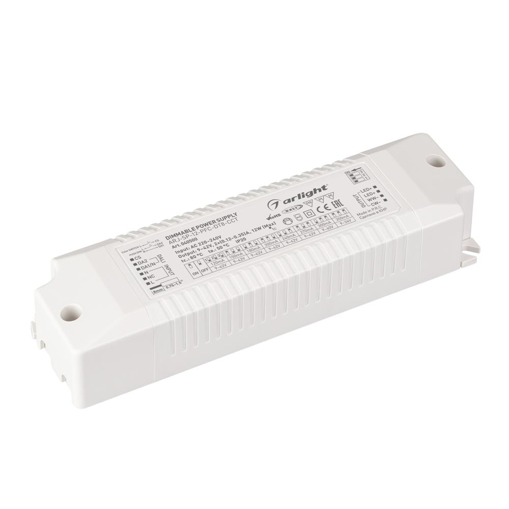 Блок питания Arlight ARJ-SP-12-PFC-DT8-ССТ (12W, 9-42V, 0.12-0.35А)