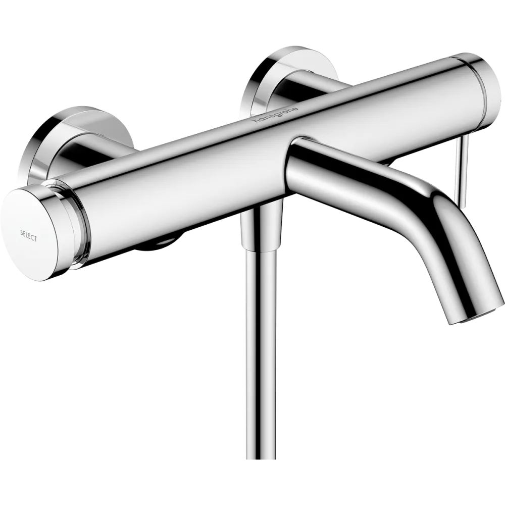 Смеситель для ванны Hansgrohe Tecturis S внешнего монтажа, хром