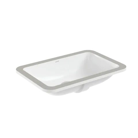 Встраиваемая снизу раковина VitrA S20, 55 x 37 см, прямоугольная, белая, антибактериальное покрытие Hygiene, белый