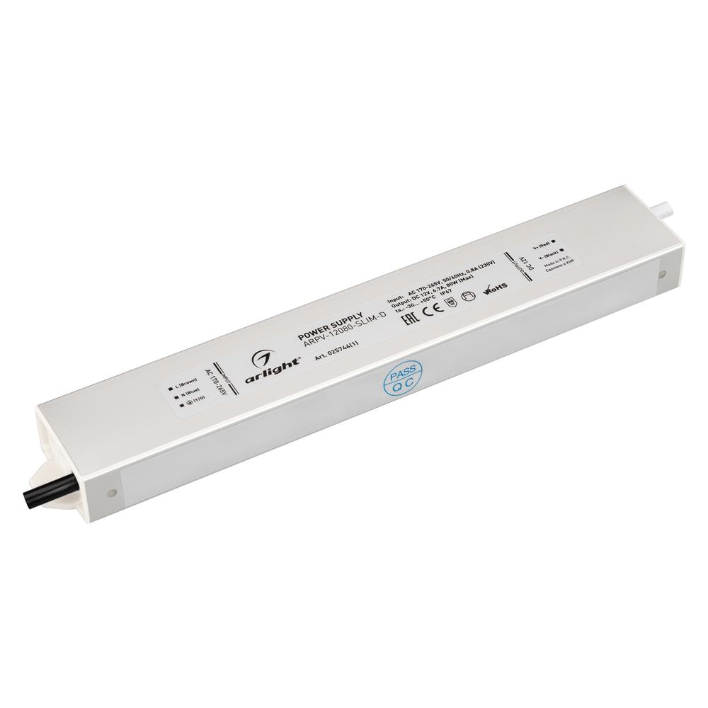 Блок питания Arlight ARPV-12080-SLIM-D (12V, 6.7A, 80W)