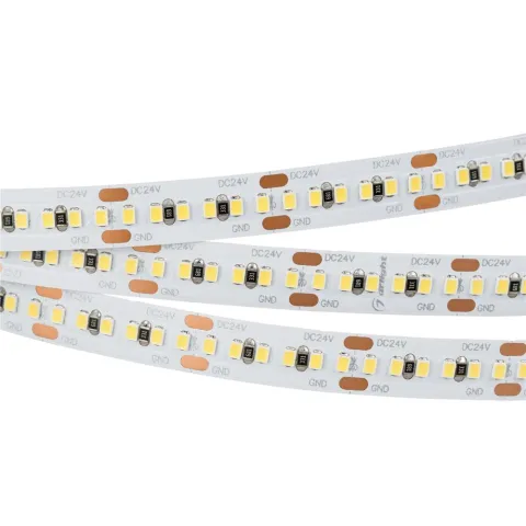 Светодиодная лента Arlight MICROLED-M300-8mm 24V White6000 (8 W/m, IP20, 2216, 5m)
