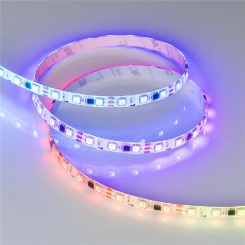 Светодиодная лента герметичная Arlight SPI-SE-B60-10mm 12V RGB-PX3 (14.4 W/m, IP65, 5060, 5m)