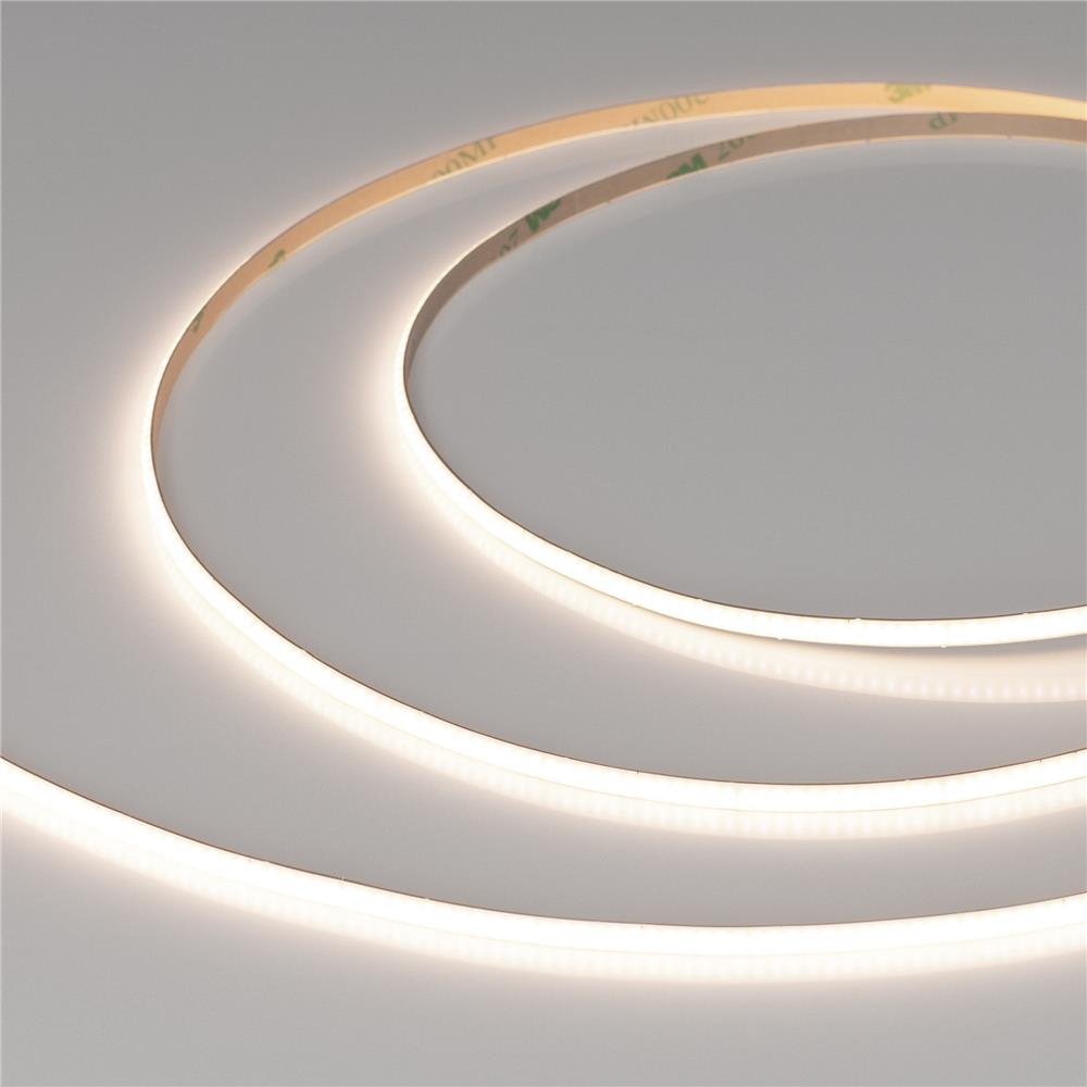 Светодиодная лента Arlight COB-X480-4mm 24V Warm3500 (4 W/m, IP20, CSP, 5m)