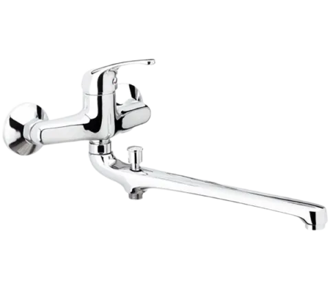 Смеситель для ванны с длинным изливом Remer F462, хром