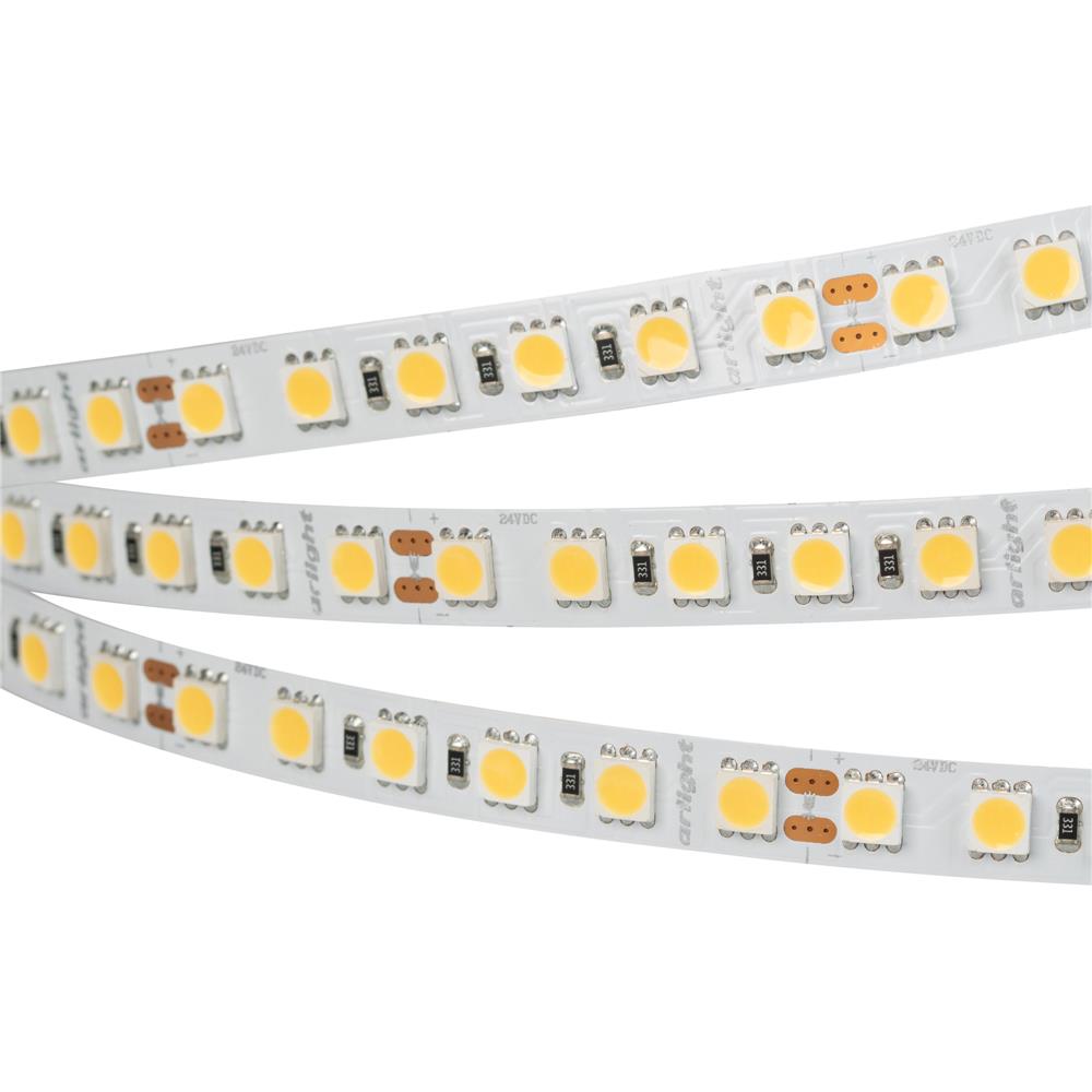 Светодиодная лента Arlight RT-B96-10mm 24V Warm3500 (23 W/m, IP20, 5060, 5m)