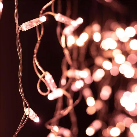 Светодиодная гирлянда Ardecoled ARD-EDGE-CLASSIC-2400x600-CLEAR-88LED-STD Rose Gold (230V, 6W)