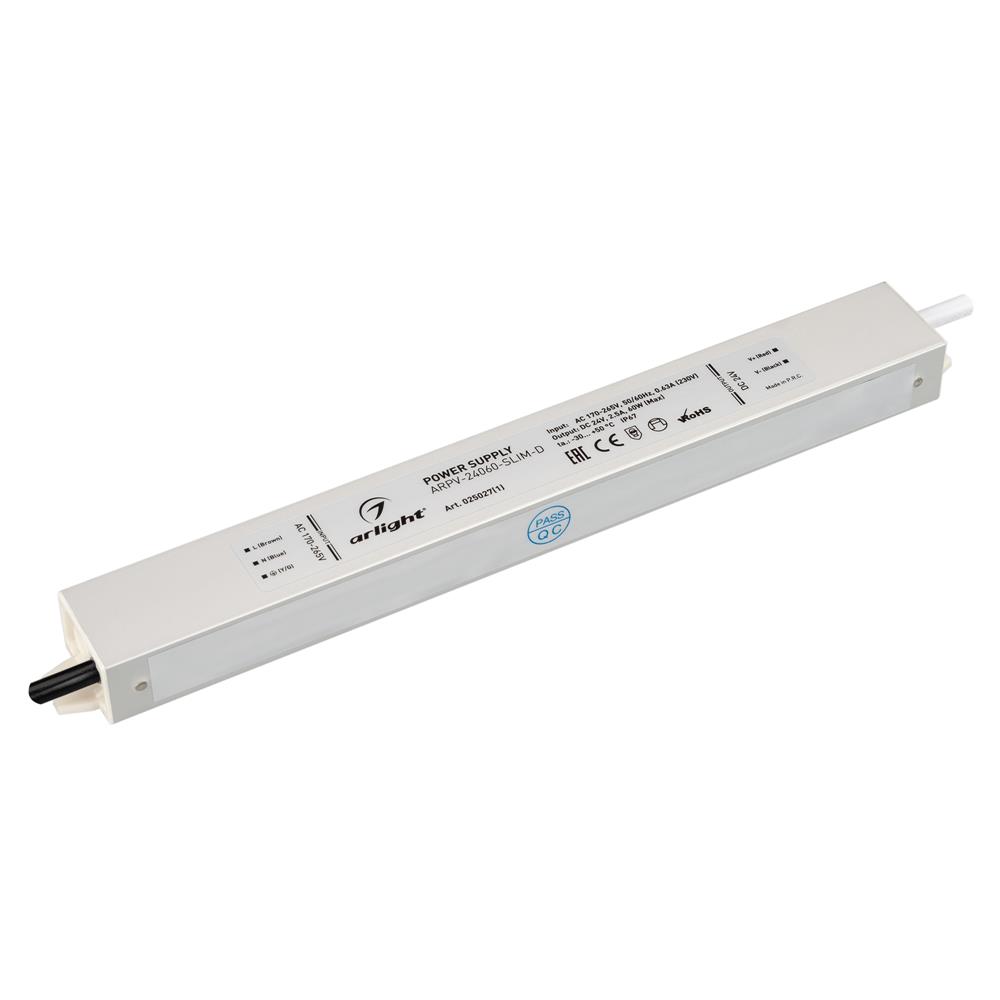 Блок питания Arlight ARPV-24060-SLIM-D (24V, 2.5A, 60W)