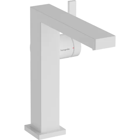 Смеситель для раковины Hansgrohe Tecturis E 150 Fine CoolStart, EcoSmart+, с донным клапаном Push-Open, чёрный матовый