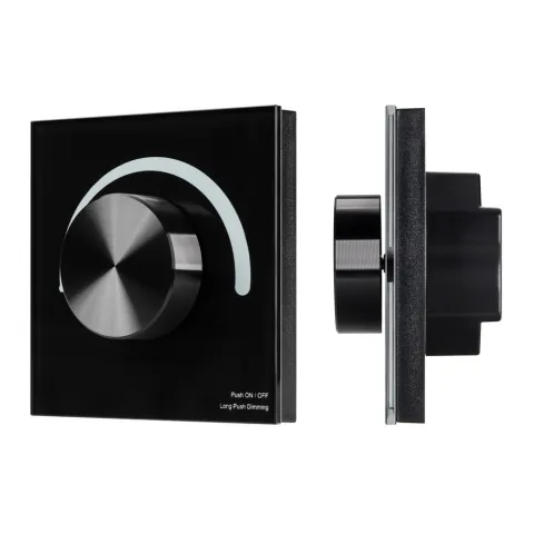 Панель Arlight SMART-P1-DIM-G-IN Black (3V, Rotary, 2.4G)