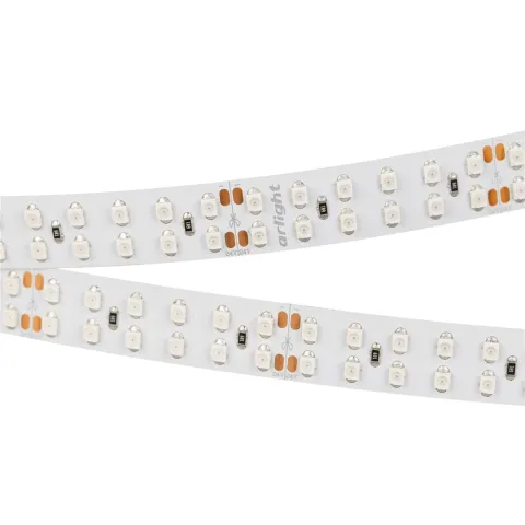 Светодиодная лента Arlight RT 2-5000 24V Yellow 2x2 (3528, 1200 LED, LUX)