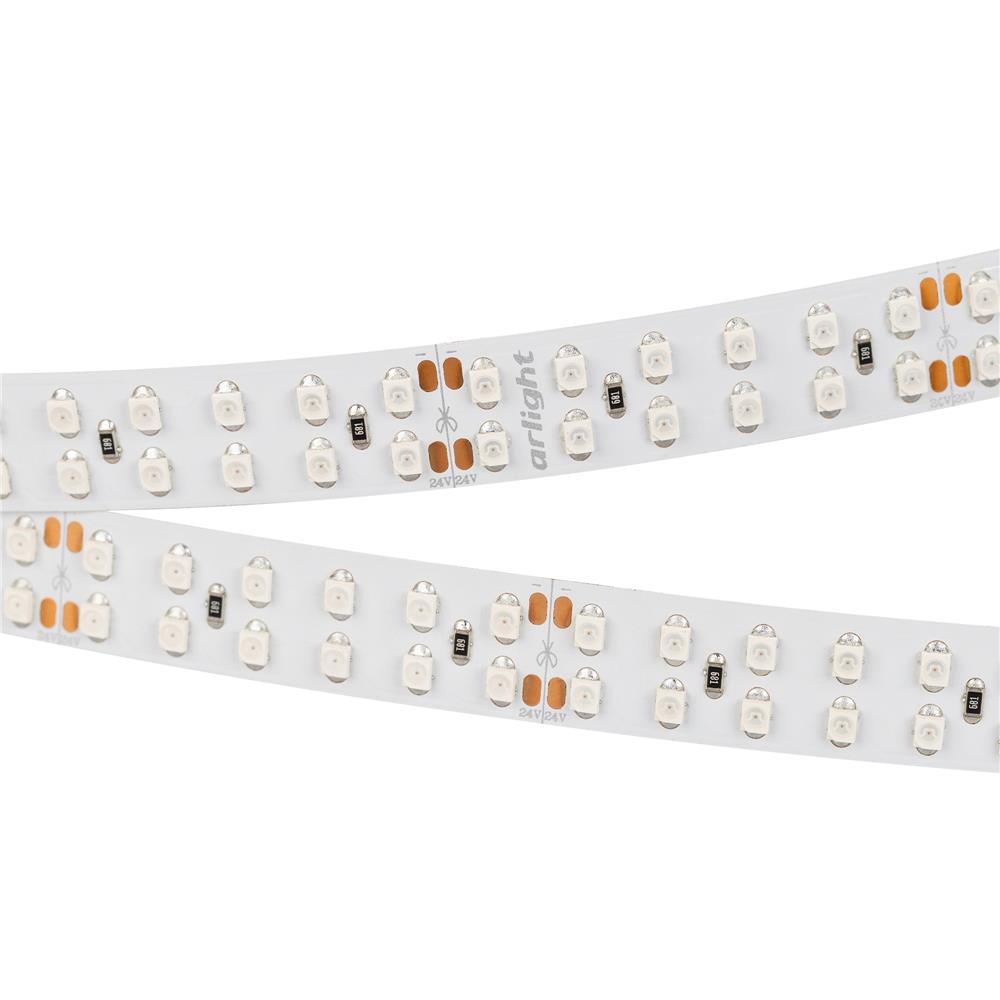 Светодиодная лента Arlight RT 2-5000 24V Yellow 2x2 (3528, 1200 LED, LUX)