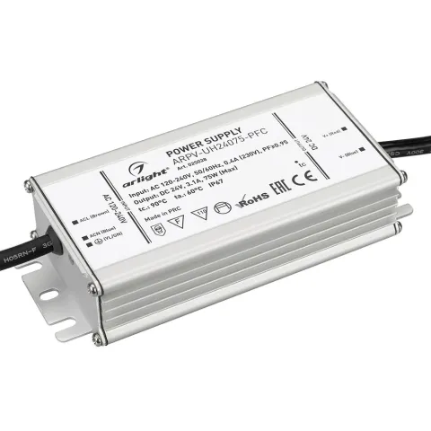 Блок питания Arlight ARPV-UH24075-PFC (24V, 3.1A, 75W)