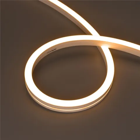 Светодиодная лента герметичная Arlight MOONLIGHT-SIDE-A140-12x17mm 24V Warm2400 (9.6 W/m, IP67, 5m, wire x2)