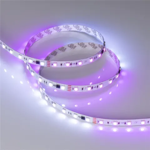 Светодиодная лента Arlight SPI-B60-10mm 24V RGB-PX6-RAM (15 W/m, IP20, 5060, 5m)