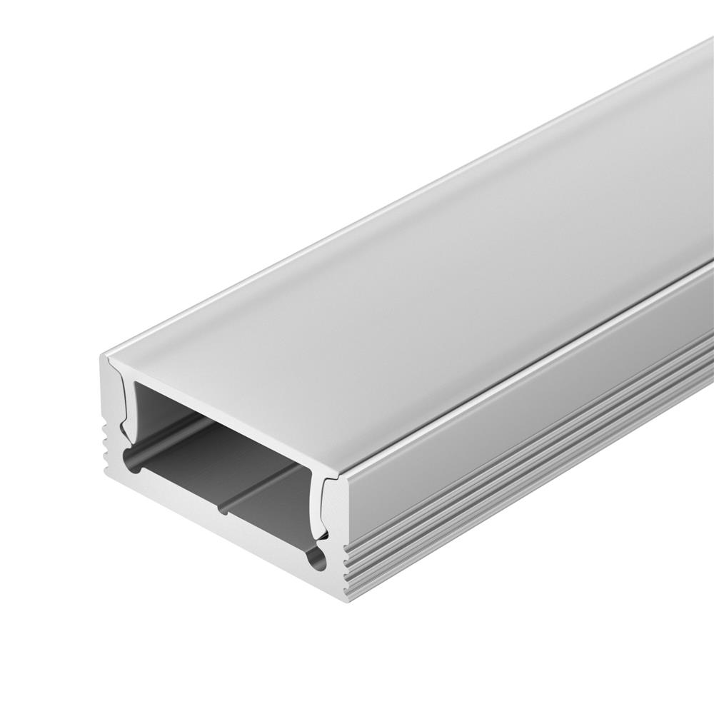 Профиль с экраном Arlight SL-SLIM-H7-2000 ANOD+OPAL