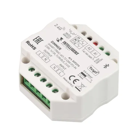 Диммер Arlight SMART-TRIAC-601-72-DIM-PD-IN (230V, 1x1.5A, TUYA BLE, 2.4G)