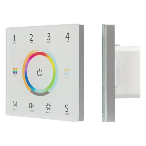 Панель Arlight Sens SMART-P67-MULTI White (230V, 4 зоны, 2.4G)