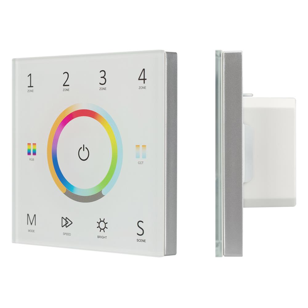 Панель Arlight Sens SMART-P67-MULTI White (230V, 4 зоны, 2.4G)
