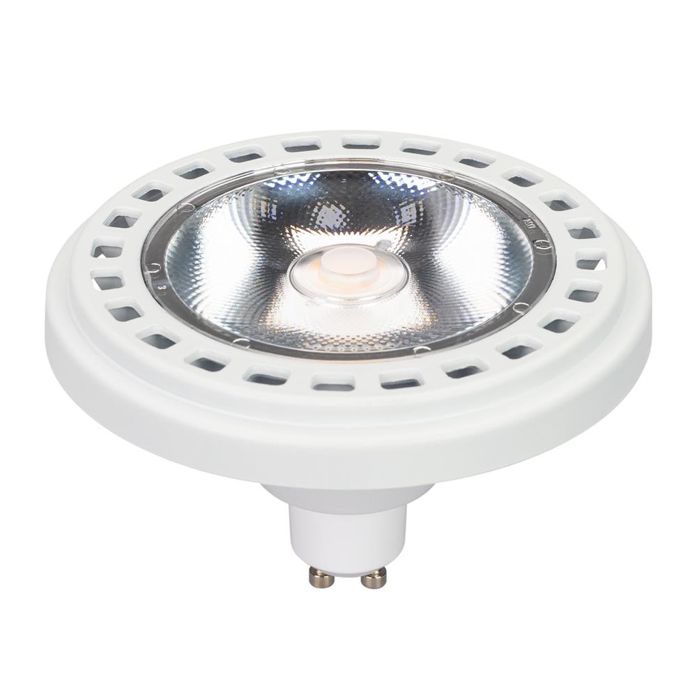 Лампа Arlight AR111-UNIT-GU10-15W-DIM Warm3000 (WH, 24 deg, 230V)