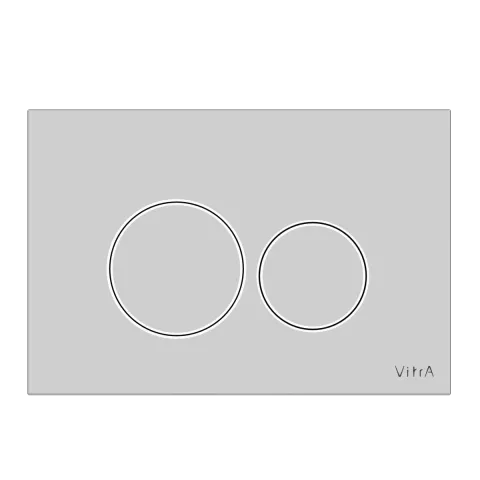 Кнопка смыва для инсталляции VitrA Origin двойной смыв, хром глянцевый