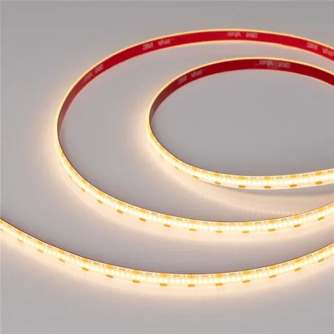 Светодиодная лента герметичная Arlight COB-SE-X360-8mm 5V Warm2700 (5 W/m, IP65, CSP, 5m)