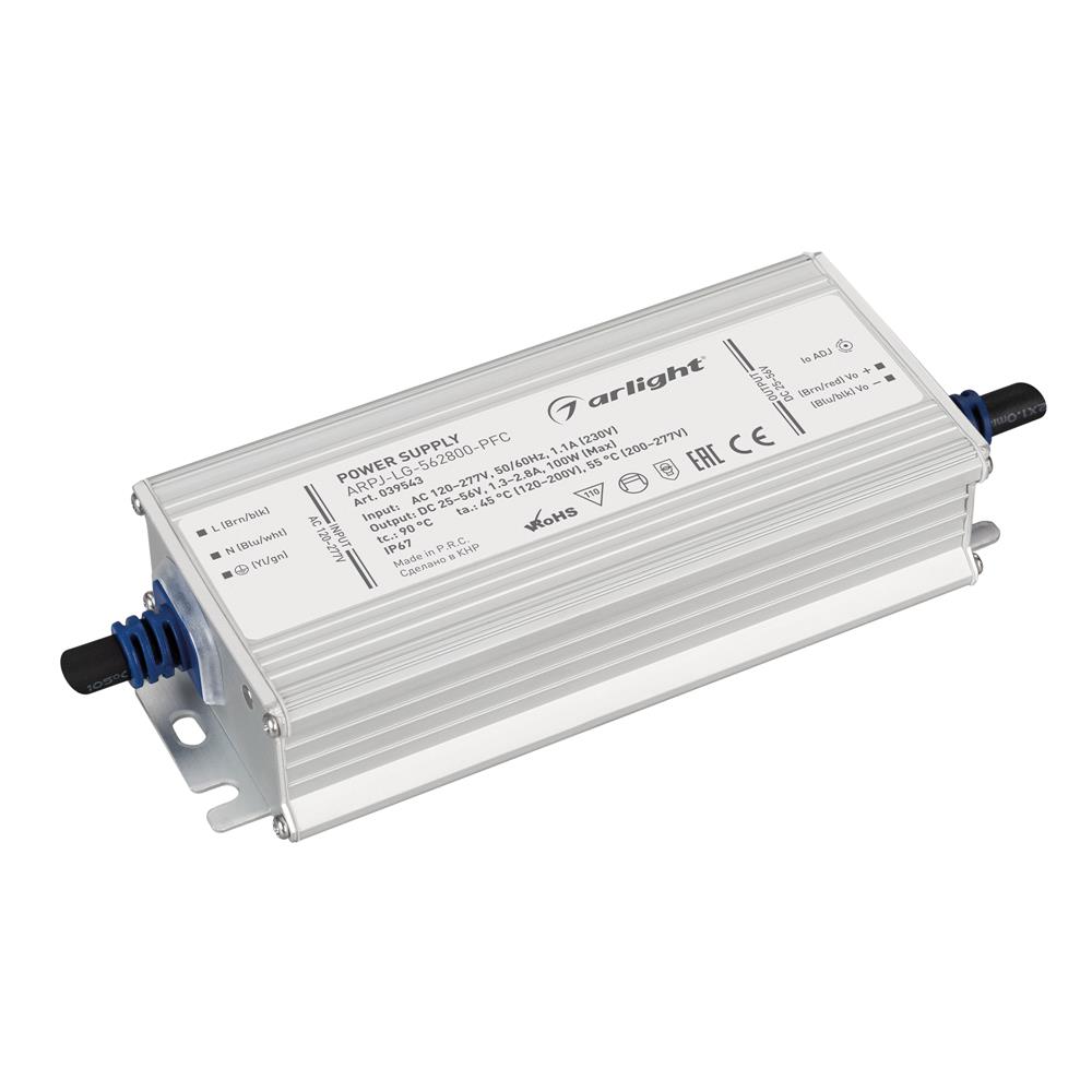 Блок питания Arlight ARPJ-LG-562800-PFC (100W, 25-56V, 1.3-2.8A)