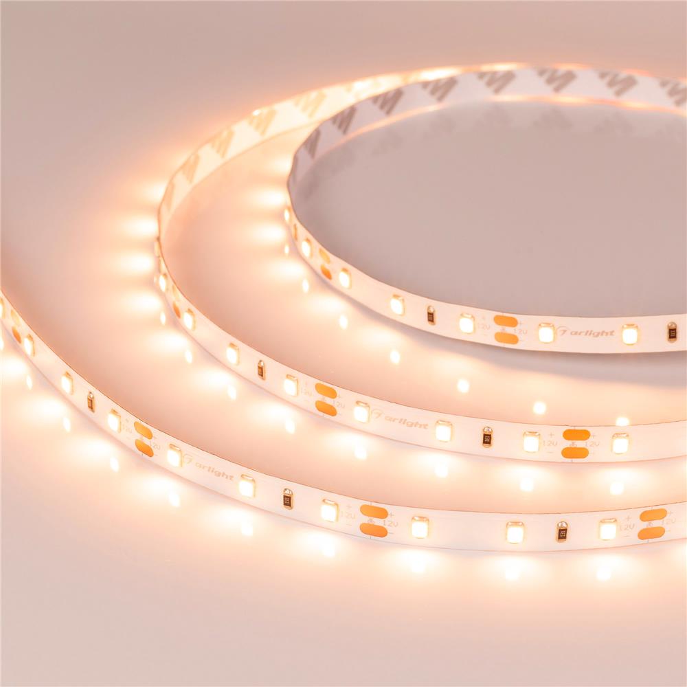 Светодиодная лента Arlight RT-A60-8mm 12V Warm2400 (4.8 W/m, IP20, 2835, 5m)