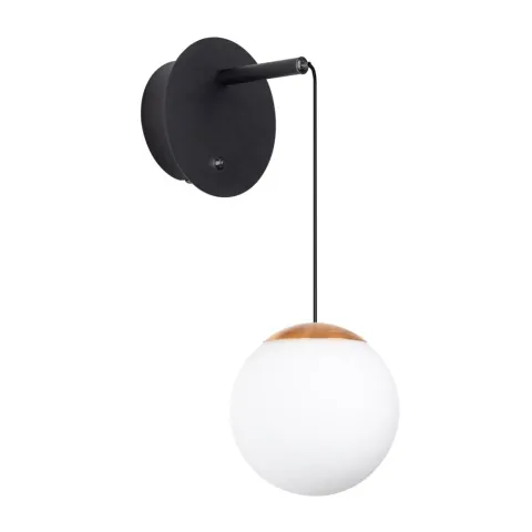 Светильник Arlight SP-BEADS-WALL-HANG-R130-6W Warm3000 (BK-GD, 180 deg, 230V)