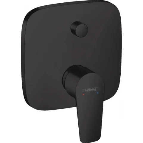 Смеситель Hansgrohe Talis E для ванны, однорычажный, СМ, чёрный матовый