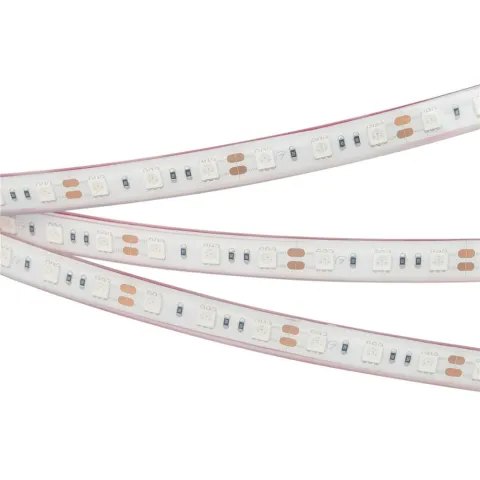 Светодиодная лента герметичная Arlight RTW-PGS-B60-13mm 12V Yellow (14.4 W/m, IP67, 5060, 5m)