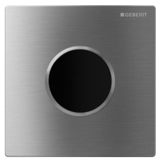 Смывная клавиша Geberit Sigma 10 HyTronic, нержавеющая сталь