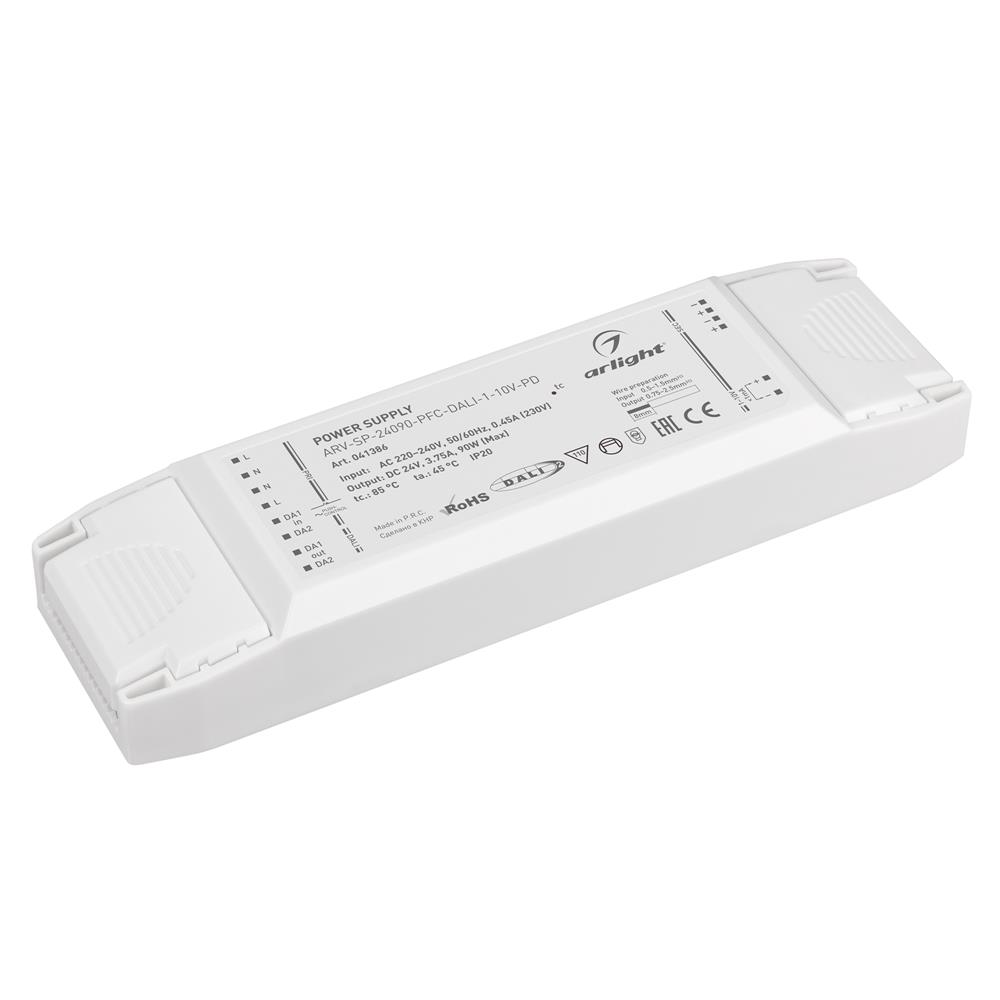 Блок питания Arlight ARV-SP-24090-PFC-DALI-1-10V-PD (24V, 3.75A, 90W)