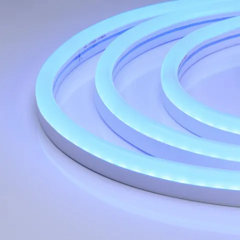 Гибкий неон Arlight ARL-CF2835-U15M20-24V Blue (26x15mm)