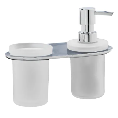 Держатель стакана и дозатора WasserKRAFT Kammel K-8389