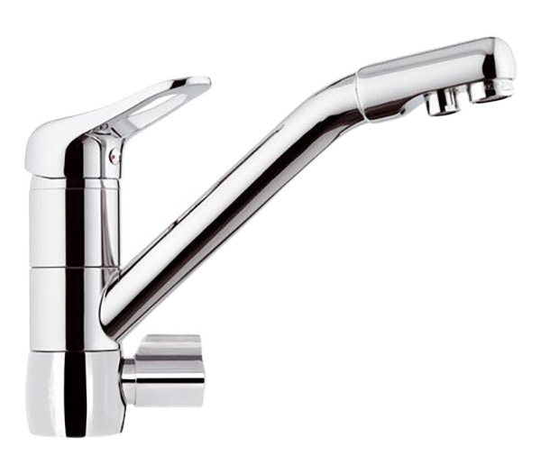 Смеситель для кухни с возможностью подключения фильтра для воды Remer K40DW, хром
