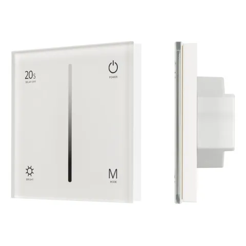 Панель Arlight SMART-P6-DIM-G-IN White (12-24V, 4x3A, Sens, 2.4G)