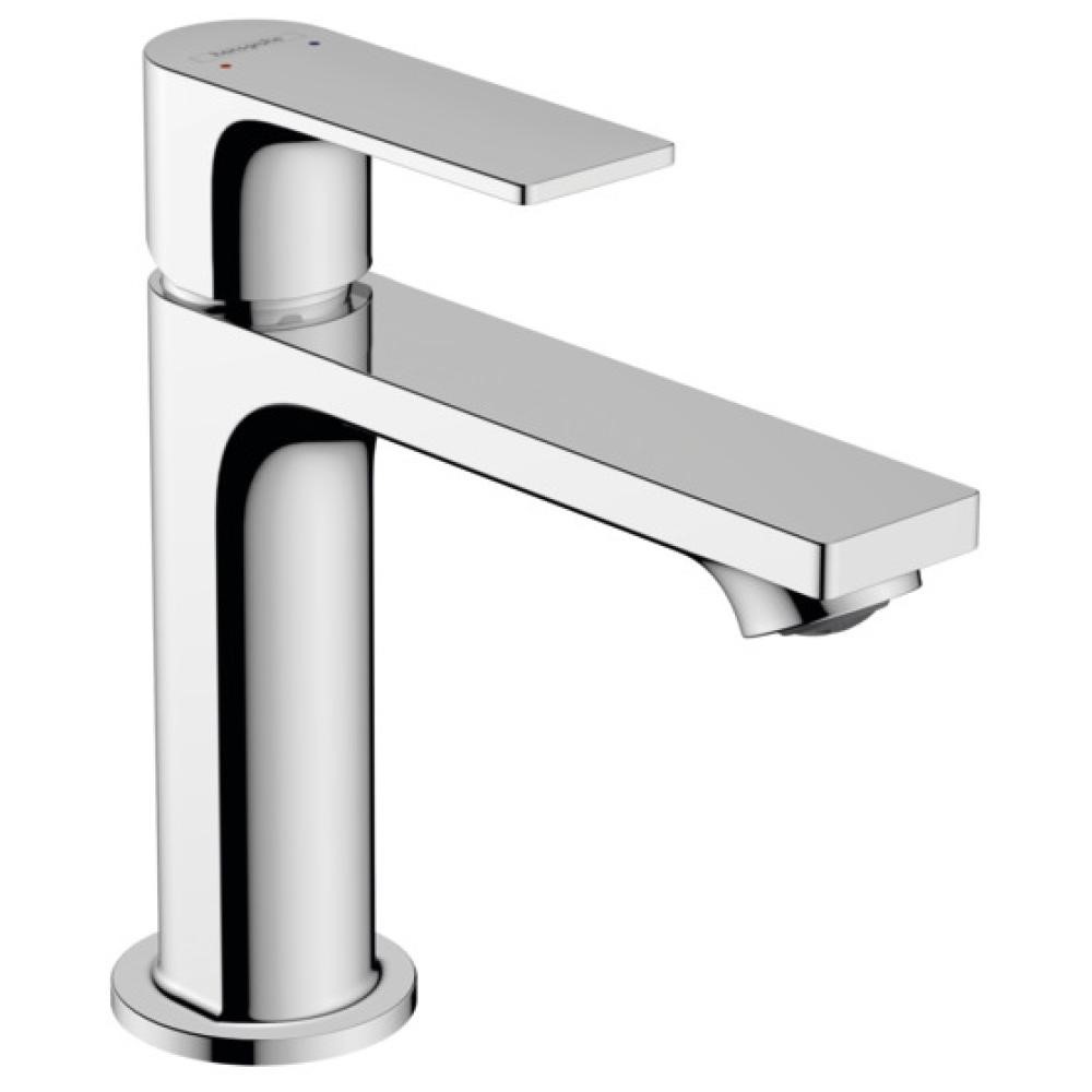 Смеситель для раковины Hansgrohe Rebris E 110, со сливным гарнитуром, хром